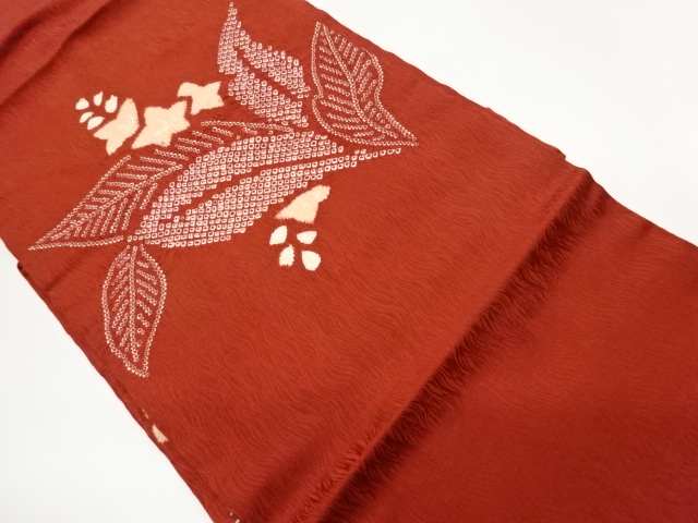 JAPANESE NAGOYA OBI / SHIBORI / FLOWER